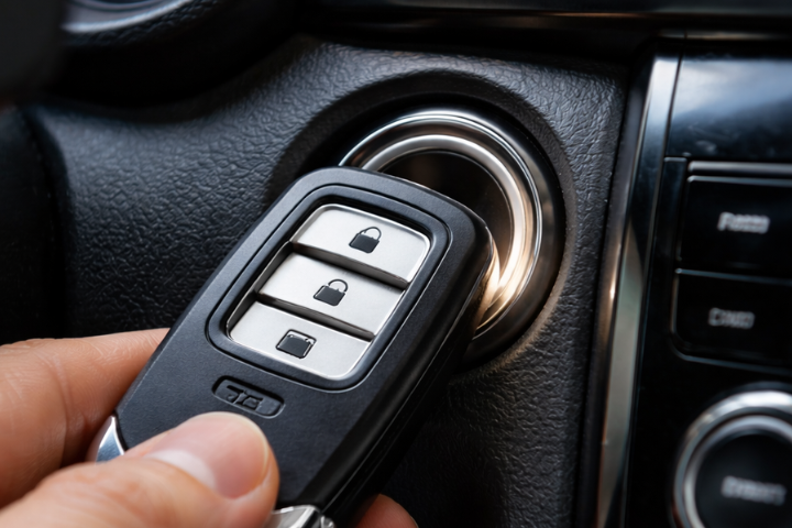 プッシュスタート方式の緊急始動手順