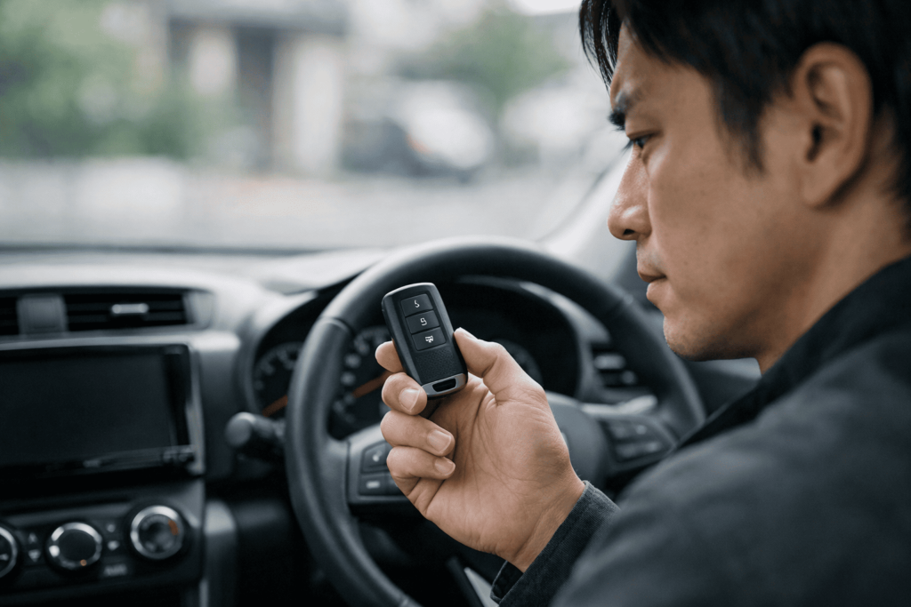 ホンダのスマートキー電池切れでエンジンを始動する手順