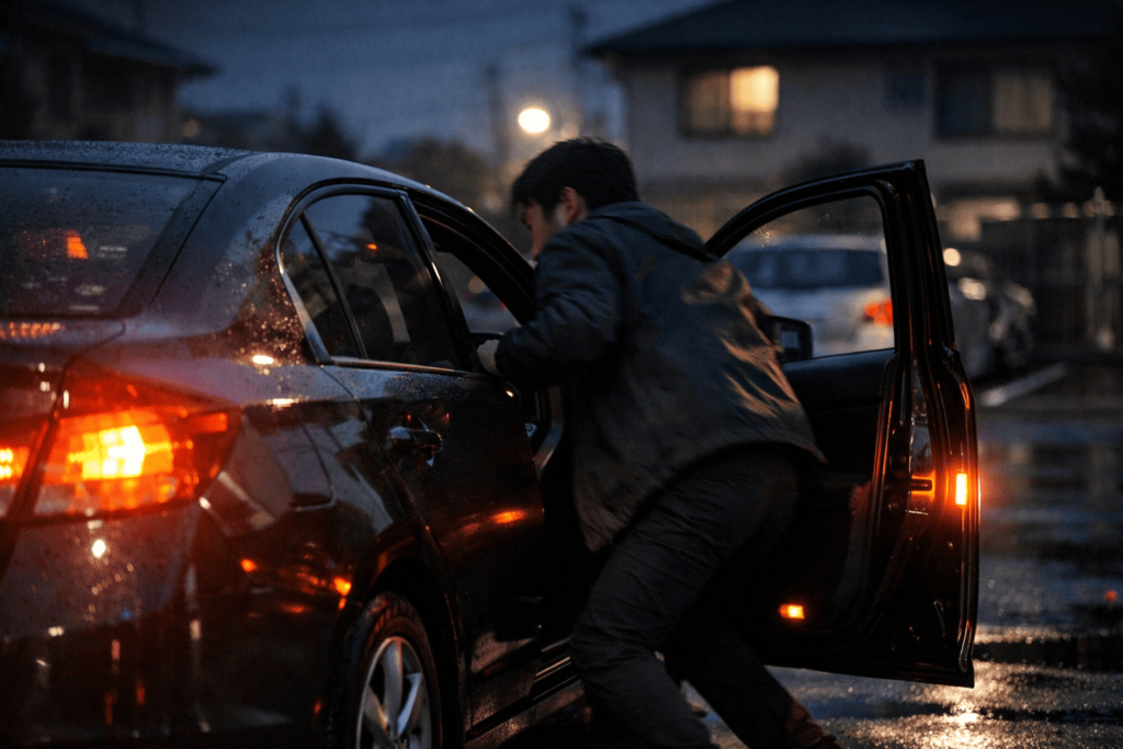 鍵で解錠後に鳴るセキュリティアラームの止め方