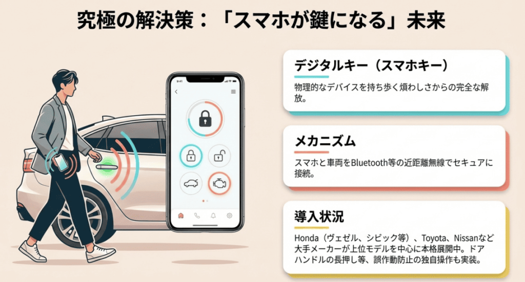 究極の解決策、スマホが鍵になる未来。を解説する画像