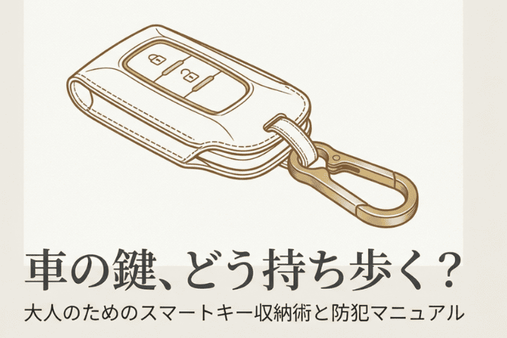 車の鍵、どう持ち歩く？