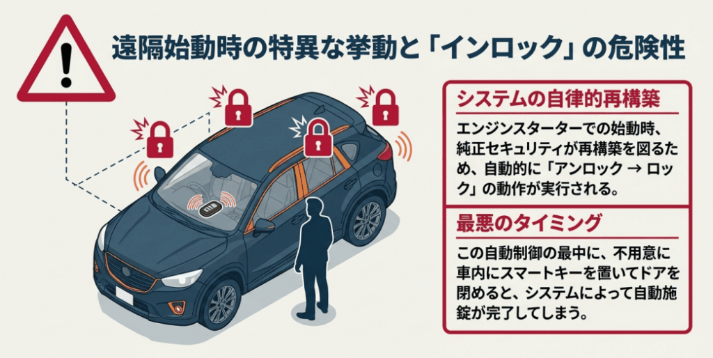 インロック(鍵の車内閉じ込み)の危険性にご注意を!