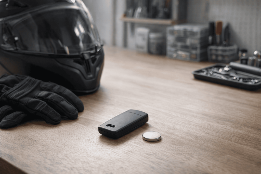 スマートキーと電池。