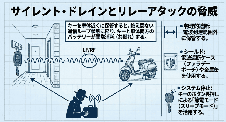 リレーアタックの脅威をしめした画像